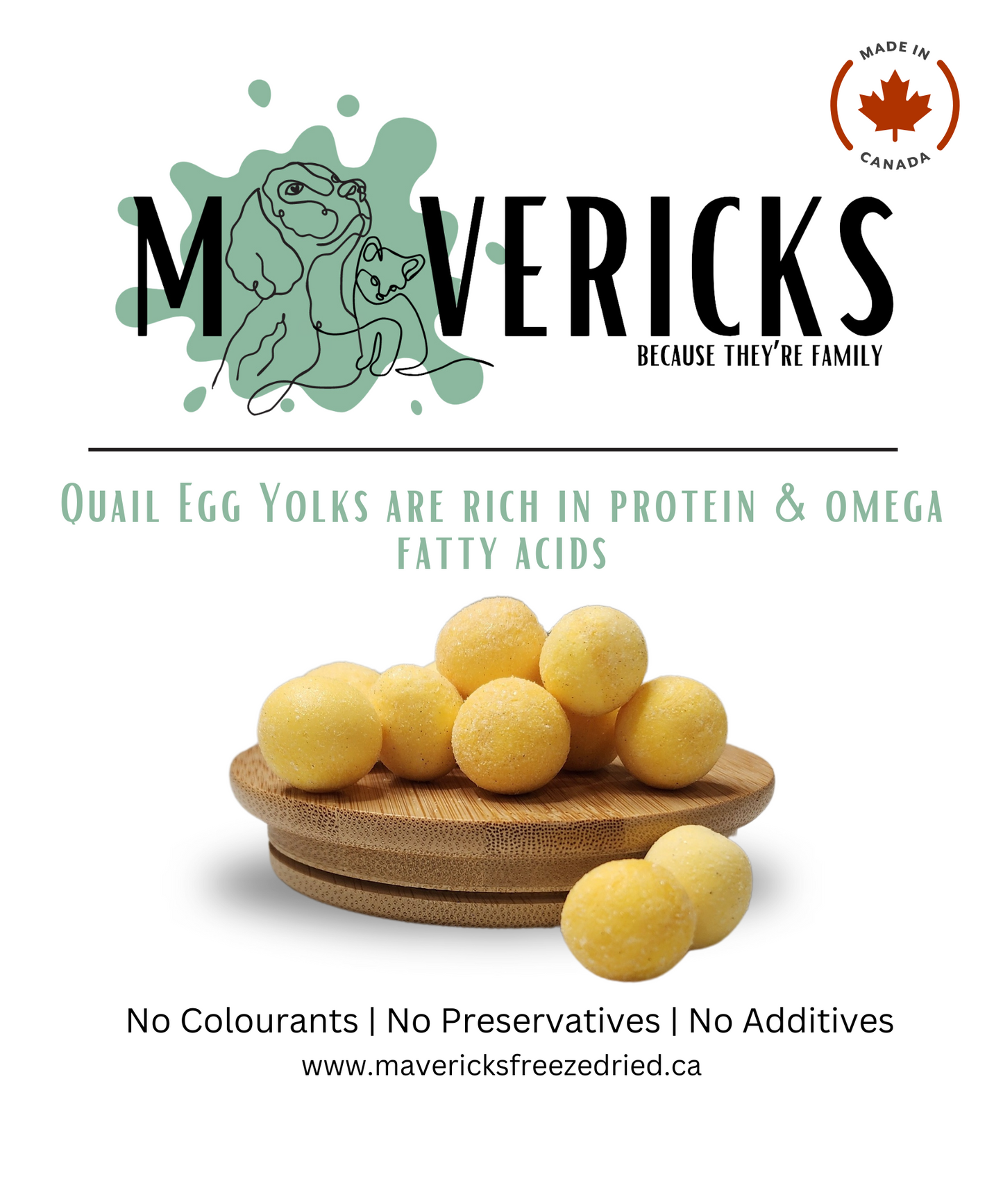 Freeze Dried Quail Egg Yolks for Dogs & Cats, Skin & Coat, Antioxidant Dog & Cat Food Topper