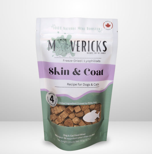 Skin and Coat Health Dog and Cat Food Topper - Skin and Coat Support