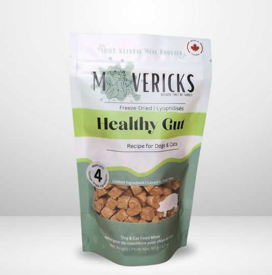 Freeze Dried Healthy Gut Dog & Cats Food Topper - Digestive Support Dog and Cat Food Topper