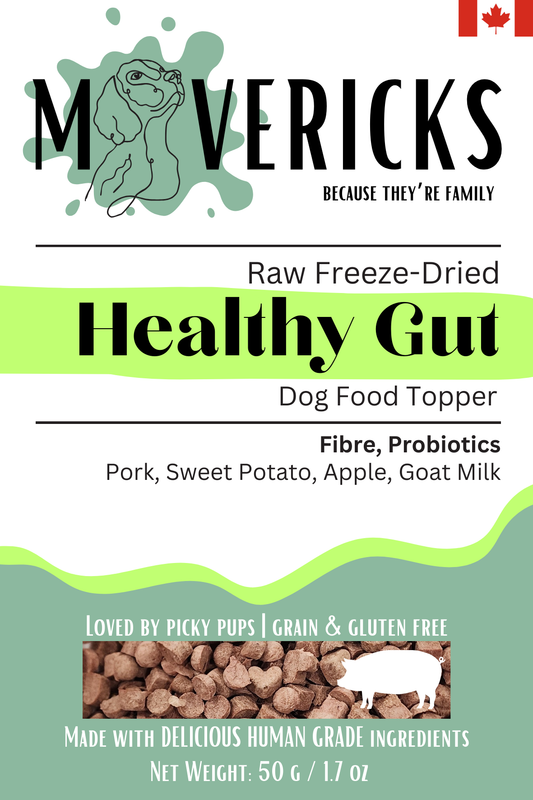 Freeze Dried Healthy Gut Dog Food Topper - Digestive Support