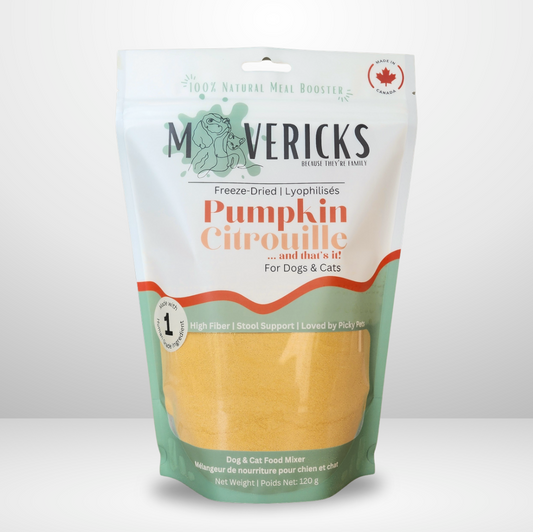 Freeze Dried Pumpkin for Dogs & Cats - Gut & Stool Support Dog and Cat Food Topper